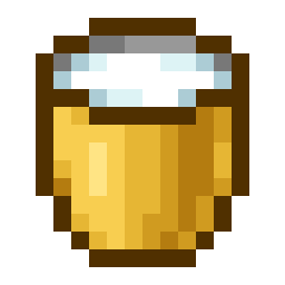 Gold Milk Bucket