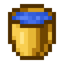 Gold Water Bucket