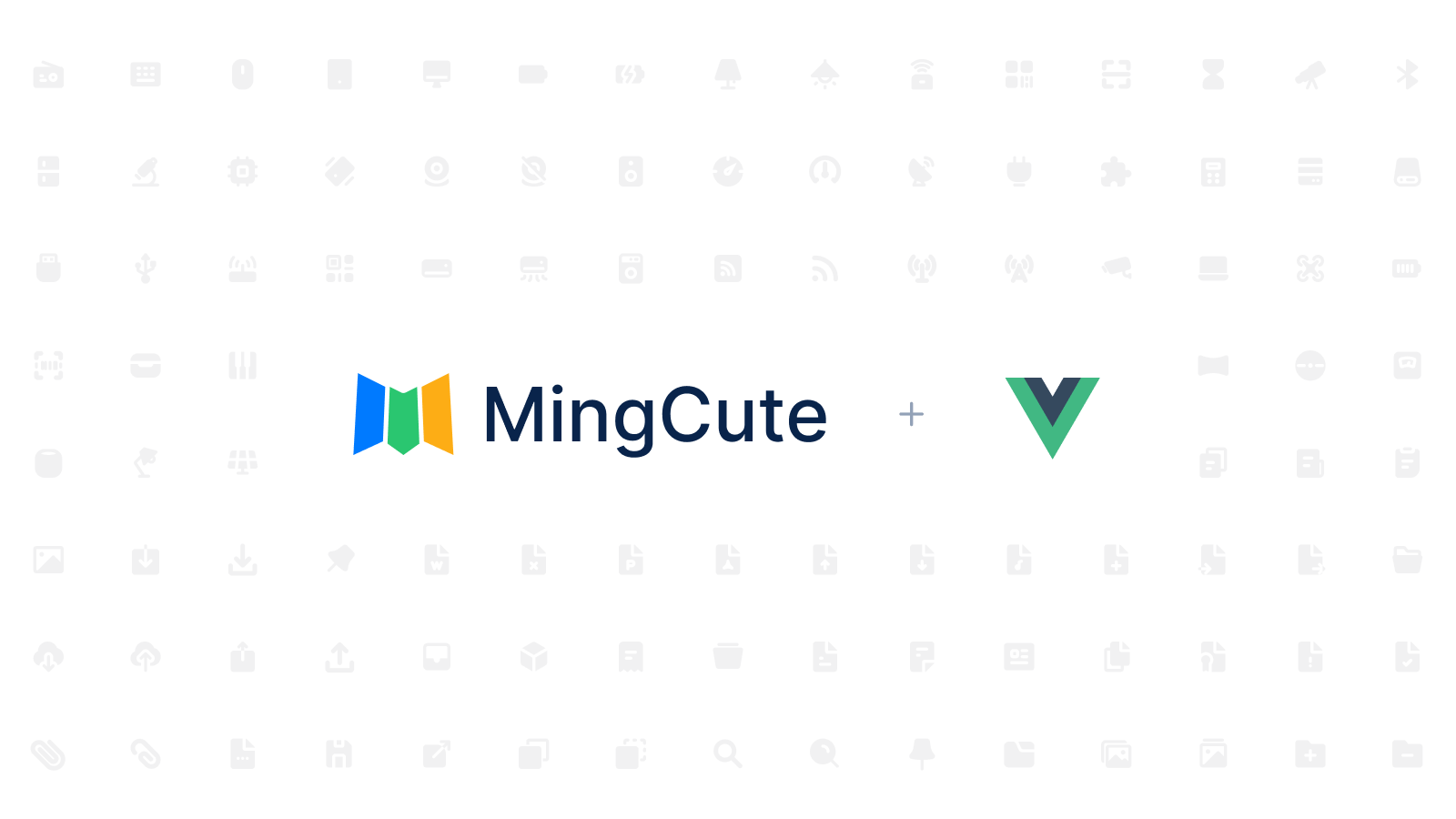 MingCute icon library for Vue applications.