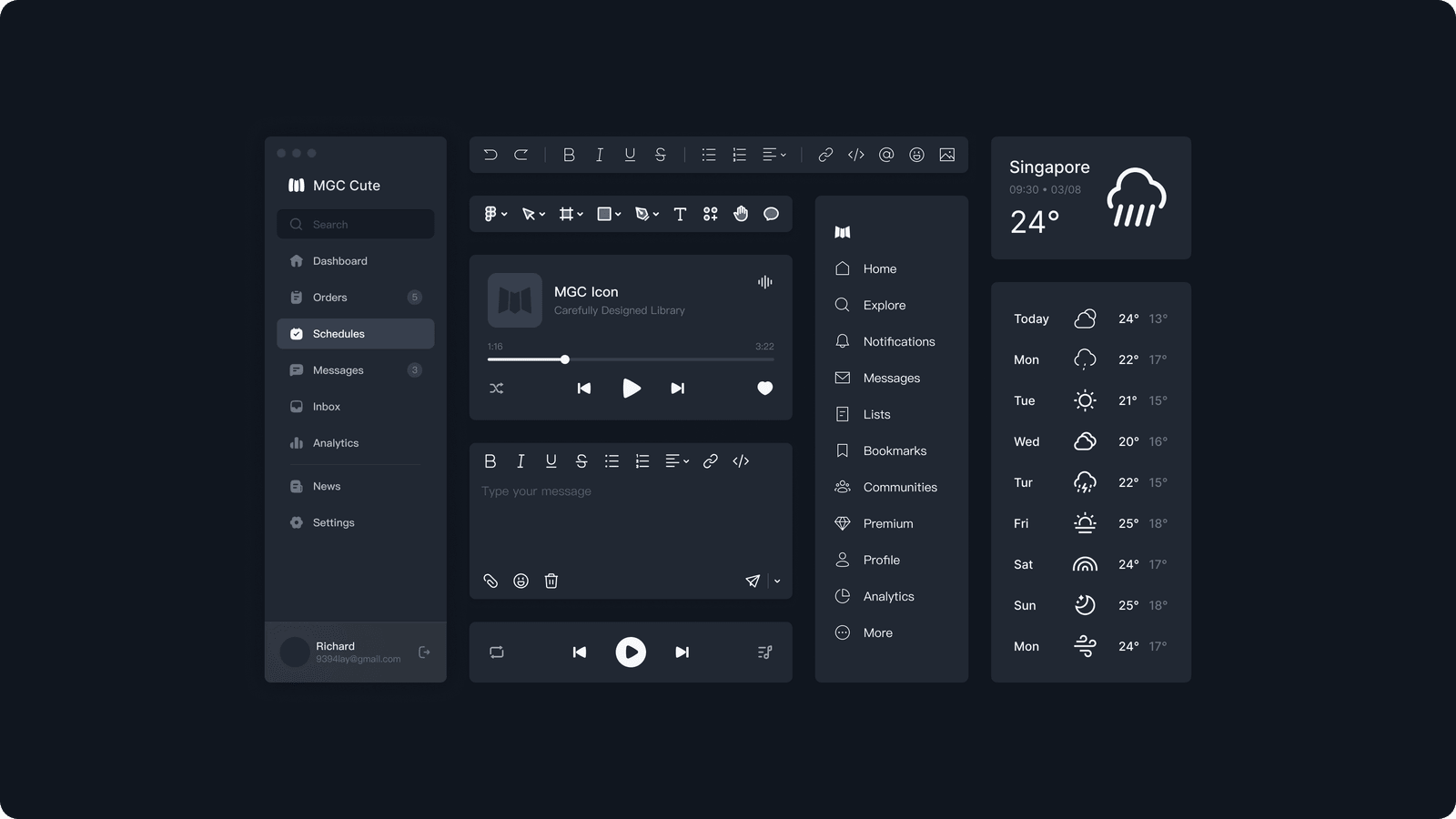 Mingcute icons used in product interfaces