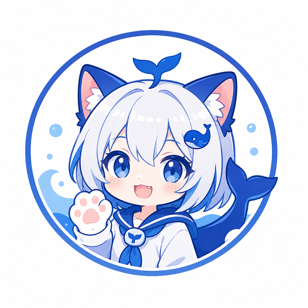 Jing Xiaoshen (鲸小深), the dsh-replay mascot