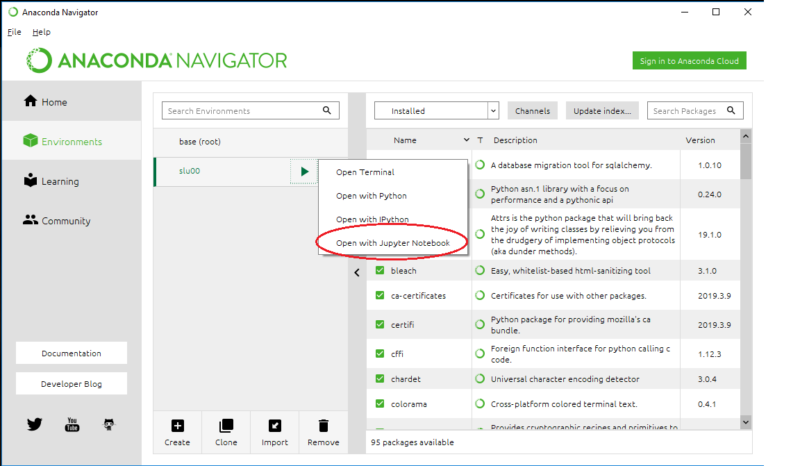Anaconda Jupyter