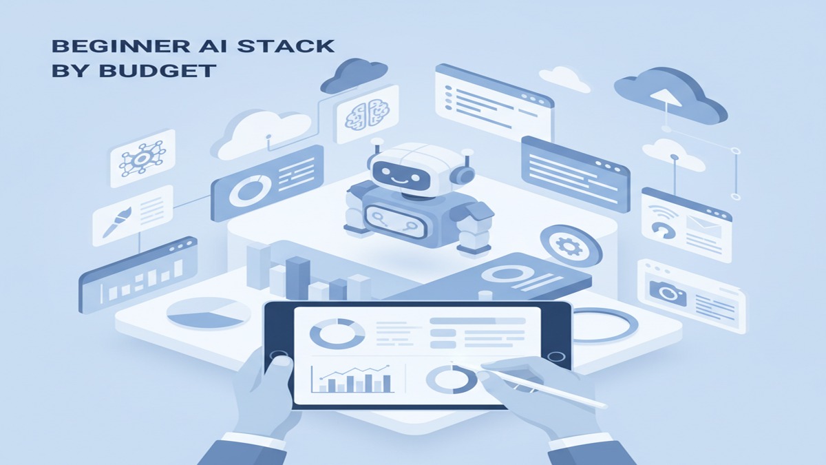 Beginner AI Stack by Budget: Free vs $50 vs $100 Per Month
