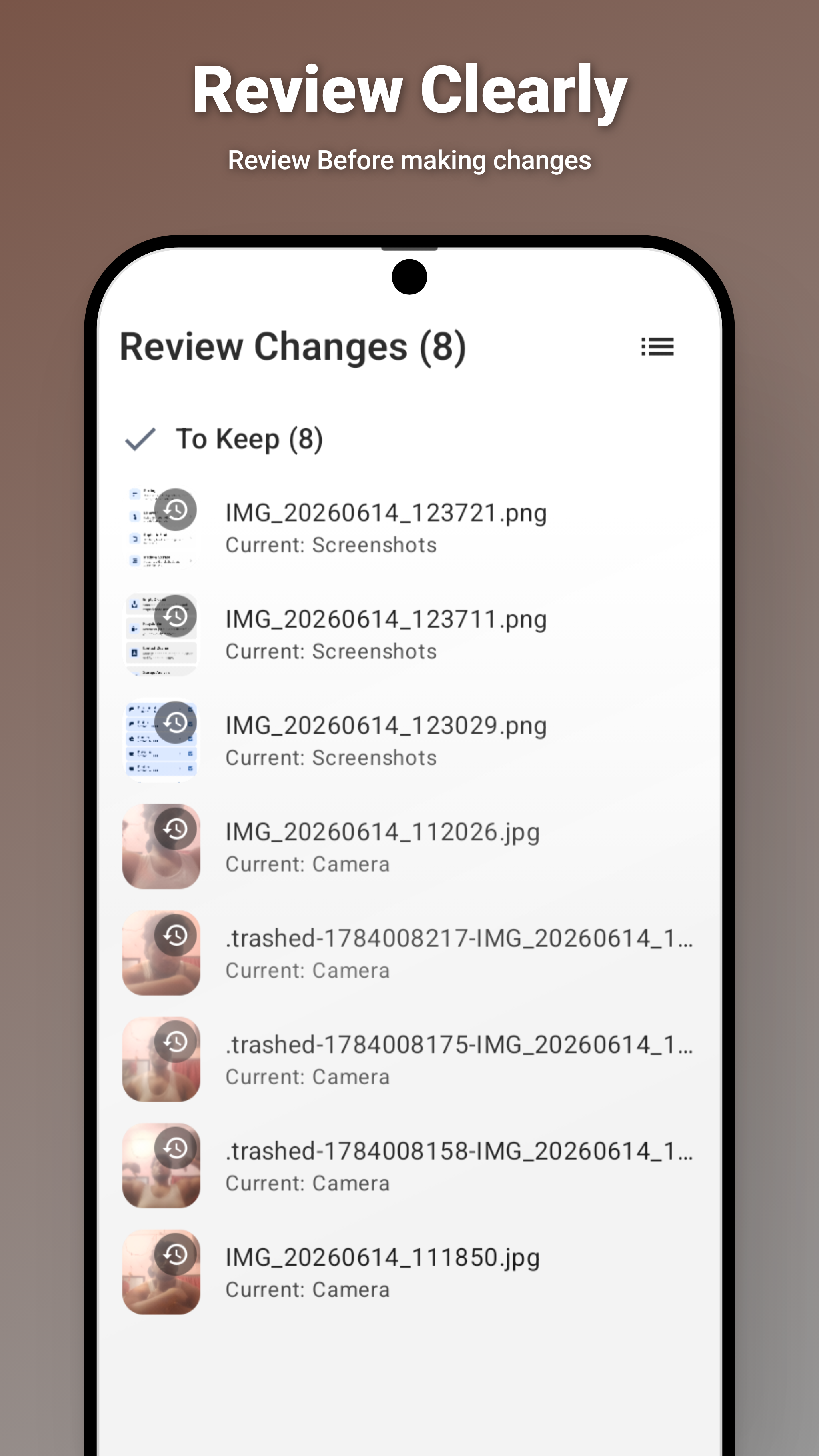 Review Changes