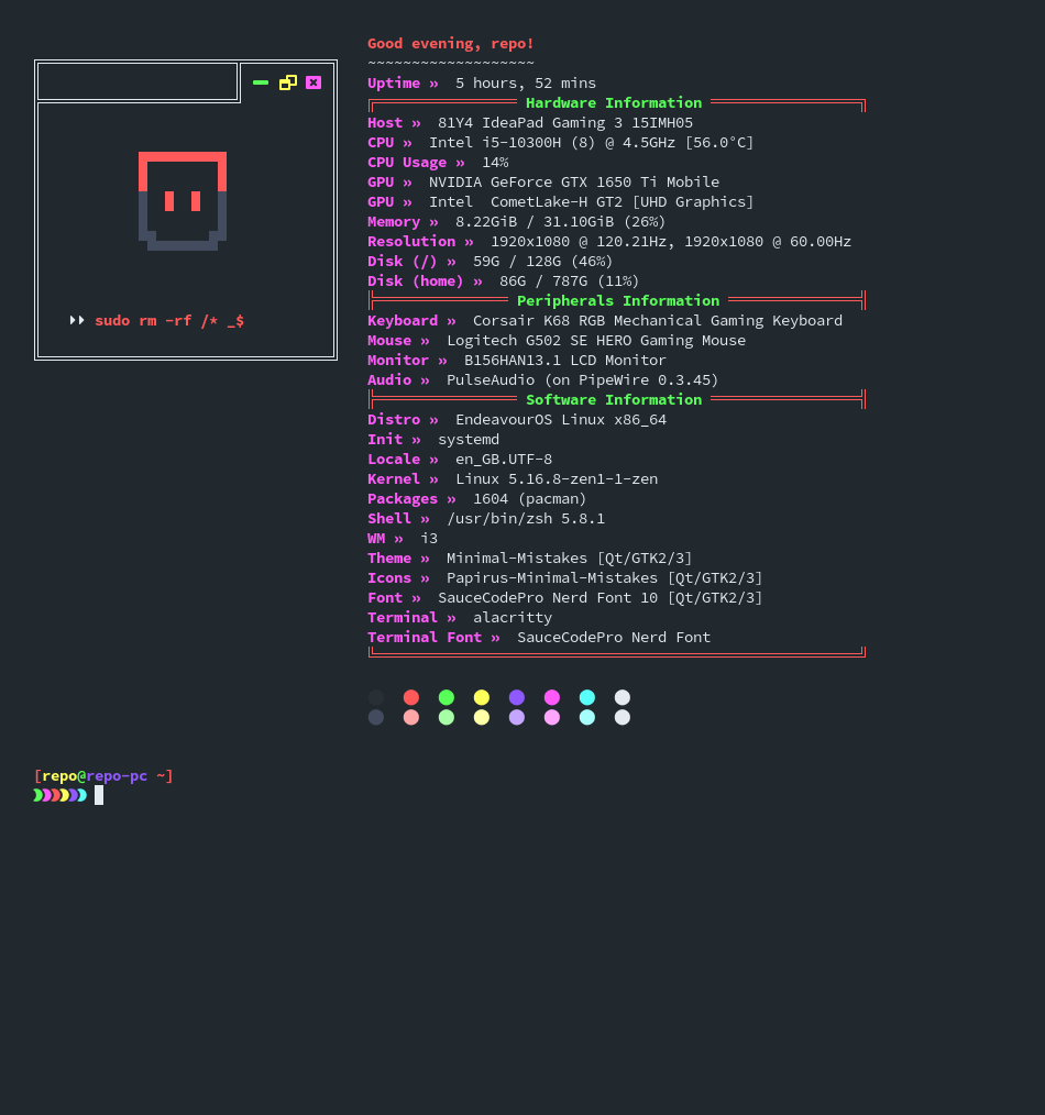 GitHub - MidniteSunrise/alacritty: Dark theme for alacritty · GitHub
