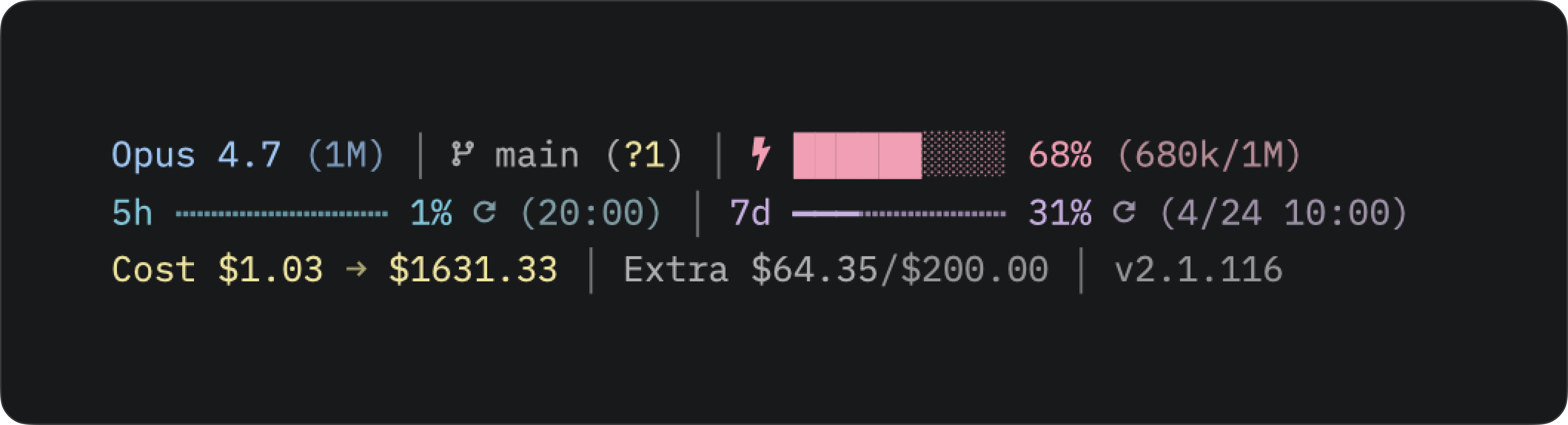 Dark palette preview