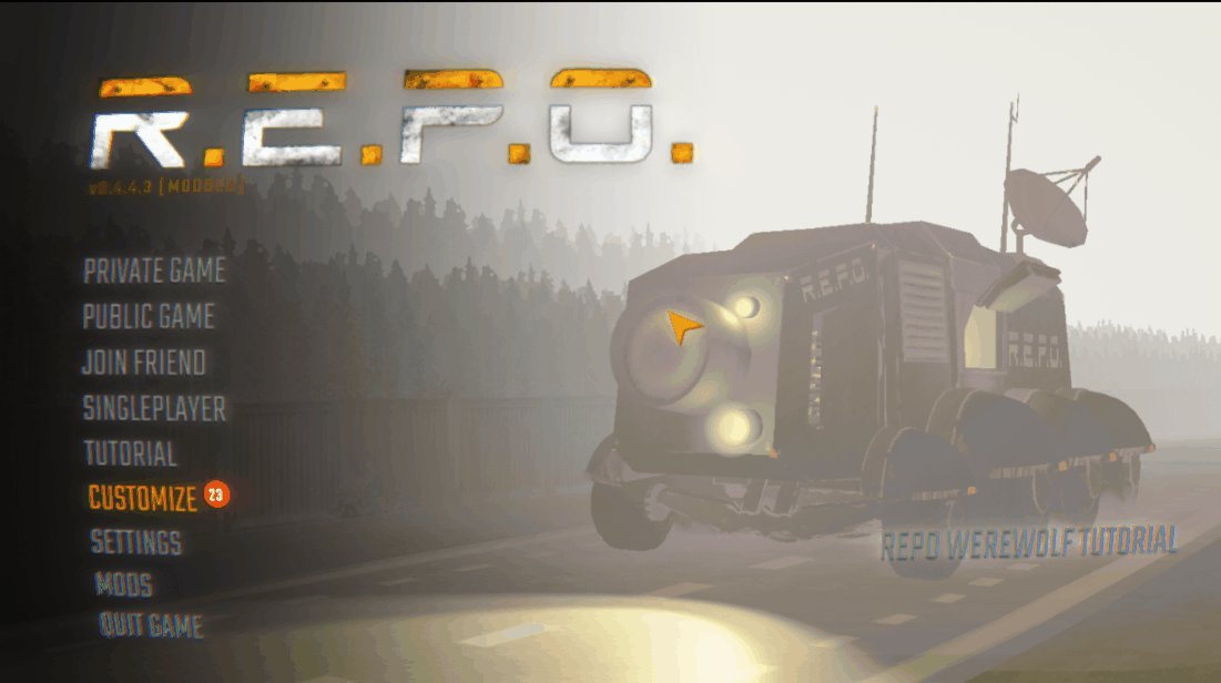 Starting the REPO Werewolf Tutorial