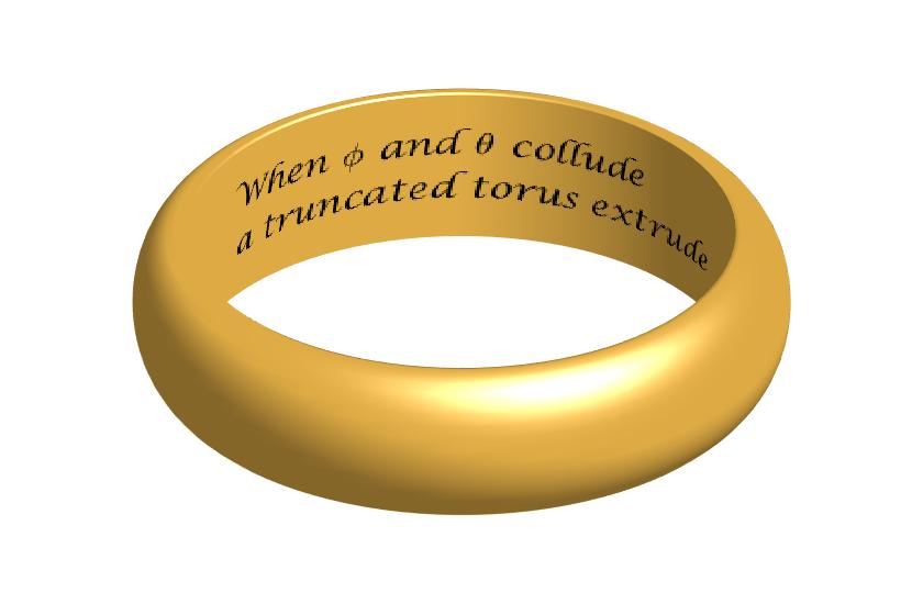 Example Ring with Pun