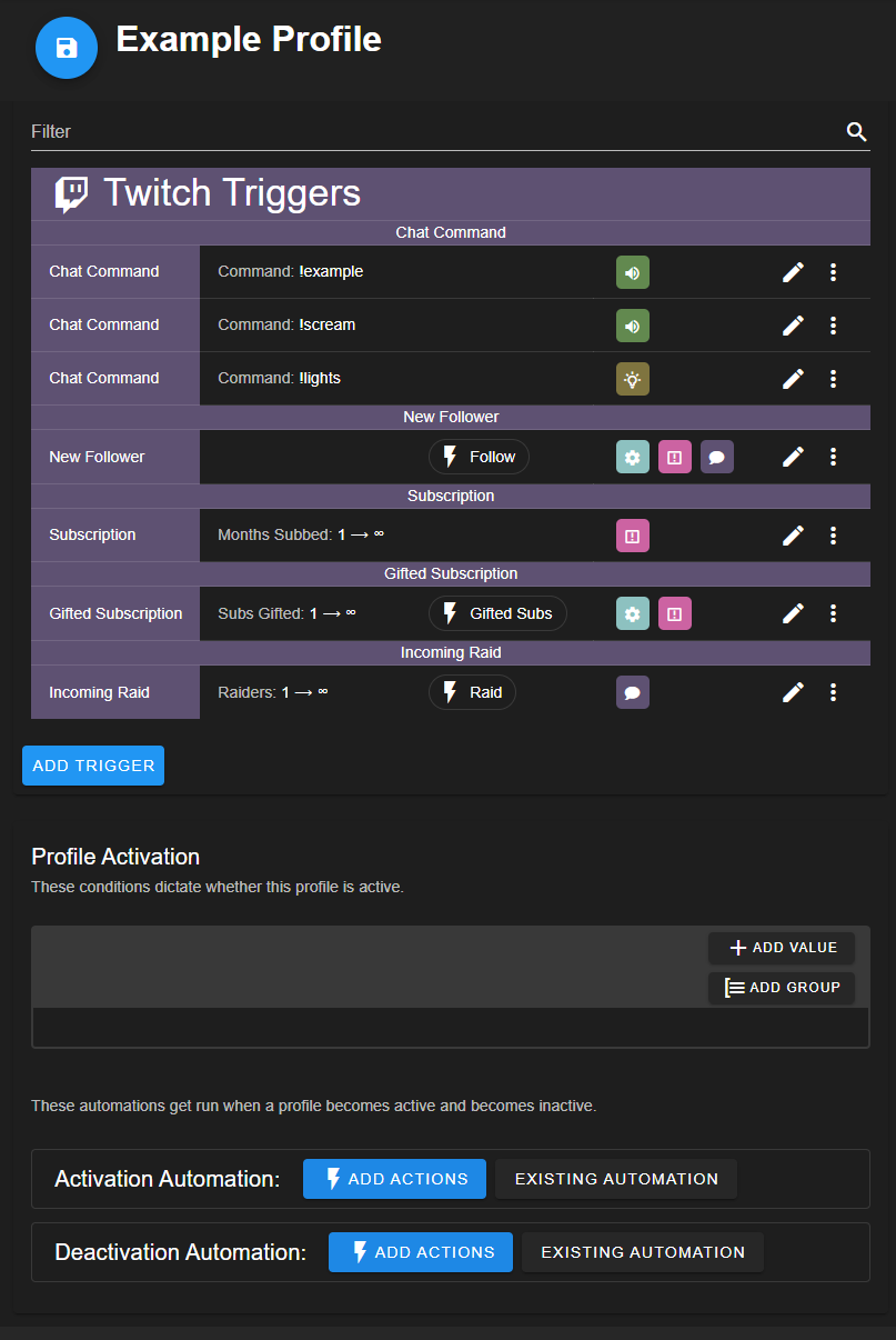 CastMate UI Profiles