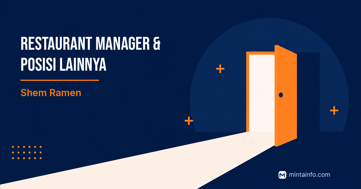 Lowongan Restaurant Manager & Posisi Lainnya Shem Ramen Pekanbaru