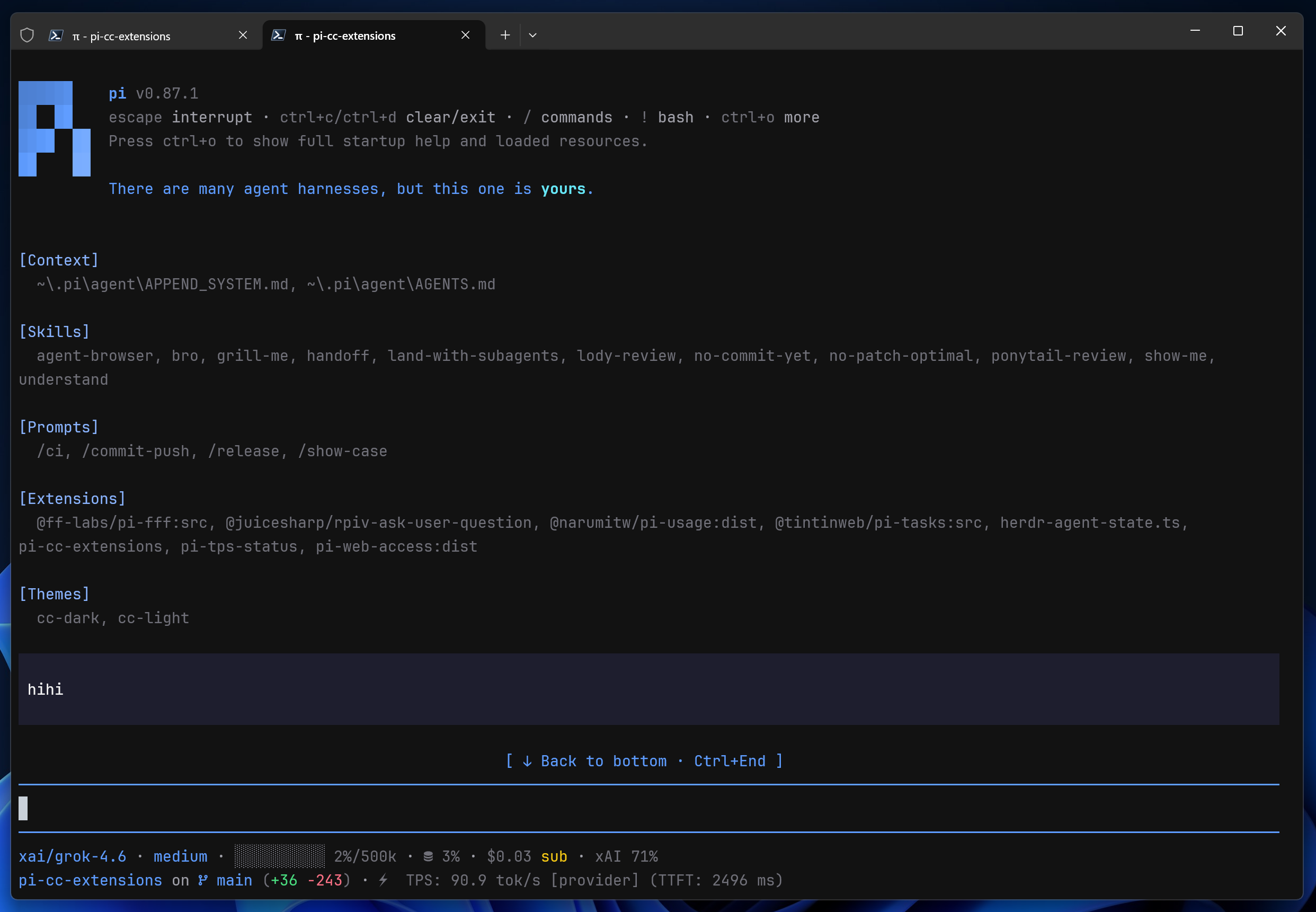 pi-cc-extensions 界面预览
