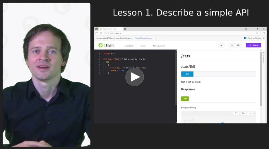 JSight API. Lesson 1