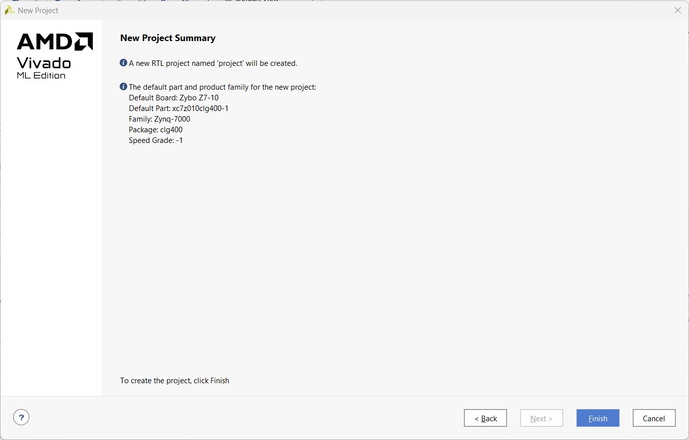 create project summary