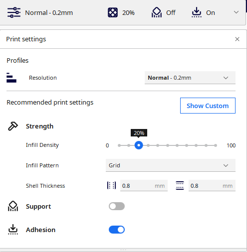 Print Settings