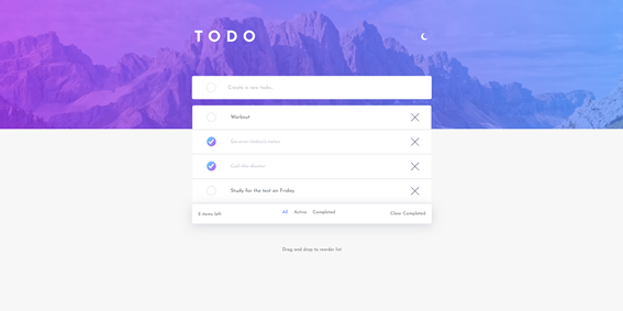 Todo App Frontend Mentor Todo App Frontend Mentor