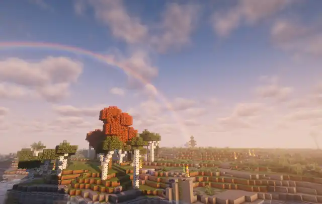 MyMine — Minecraft с шейдерами и радугой