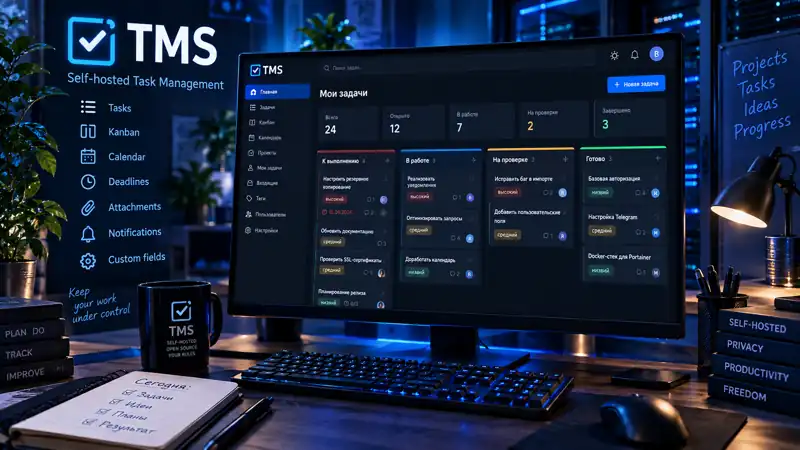 TMS — self-hosted система управления задачами