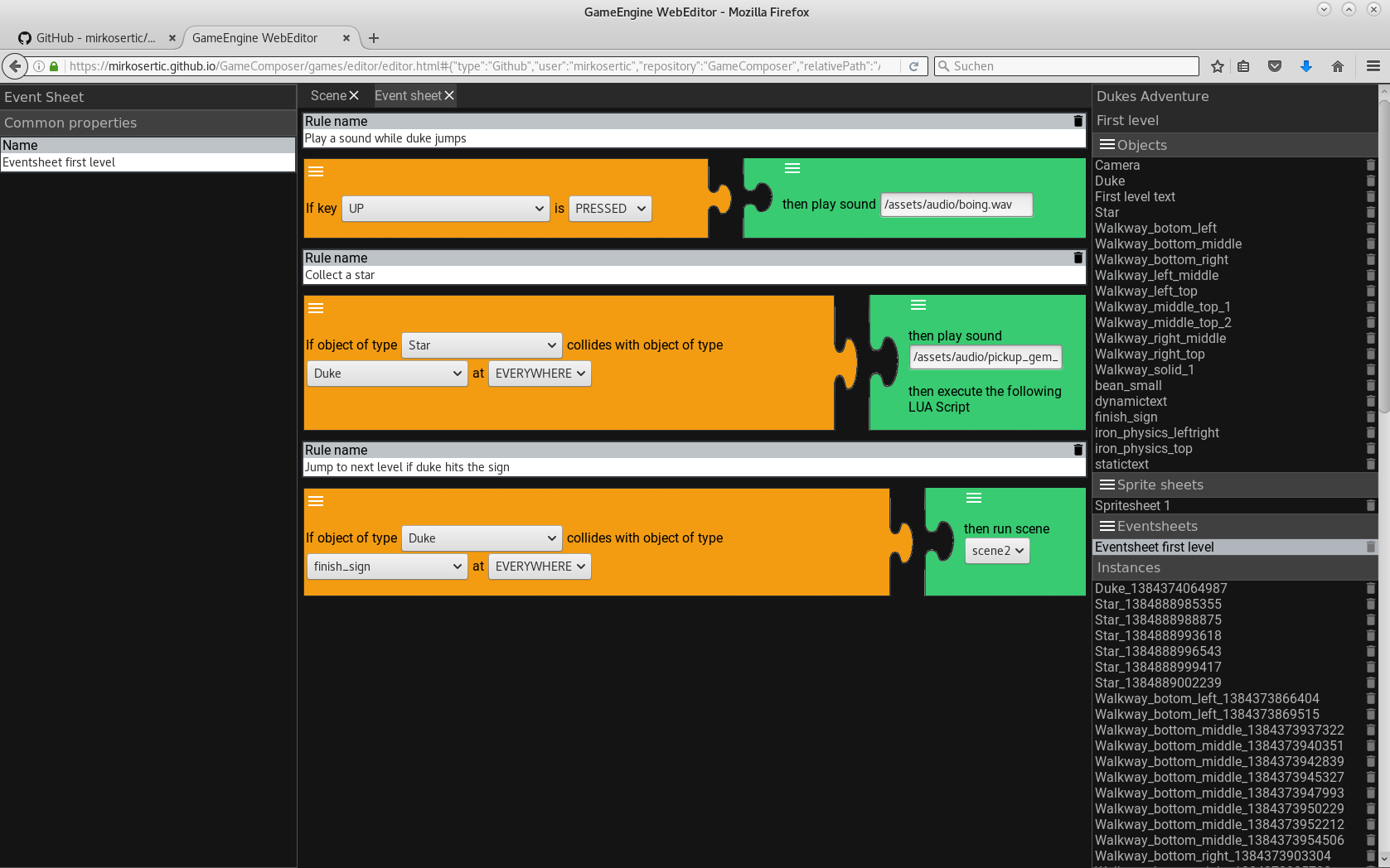 GitHub - mirkosertic/GameComposer: GameComposer is a game authoring tool  and also a game runtime environment targeting at desktop and mobile devices.