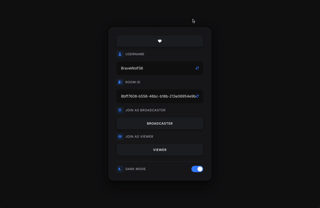 MiroTalk BRO - WebRTC Live Broadcast