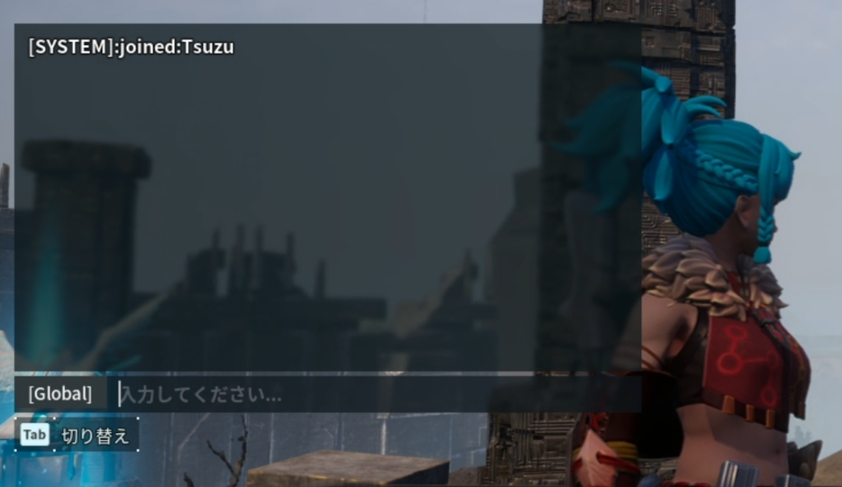game screen that shows log of joined:Tsuzu