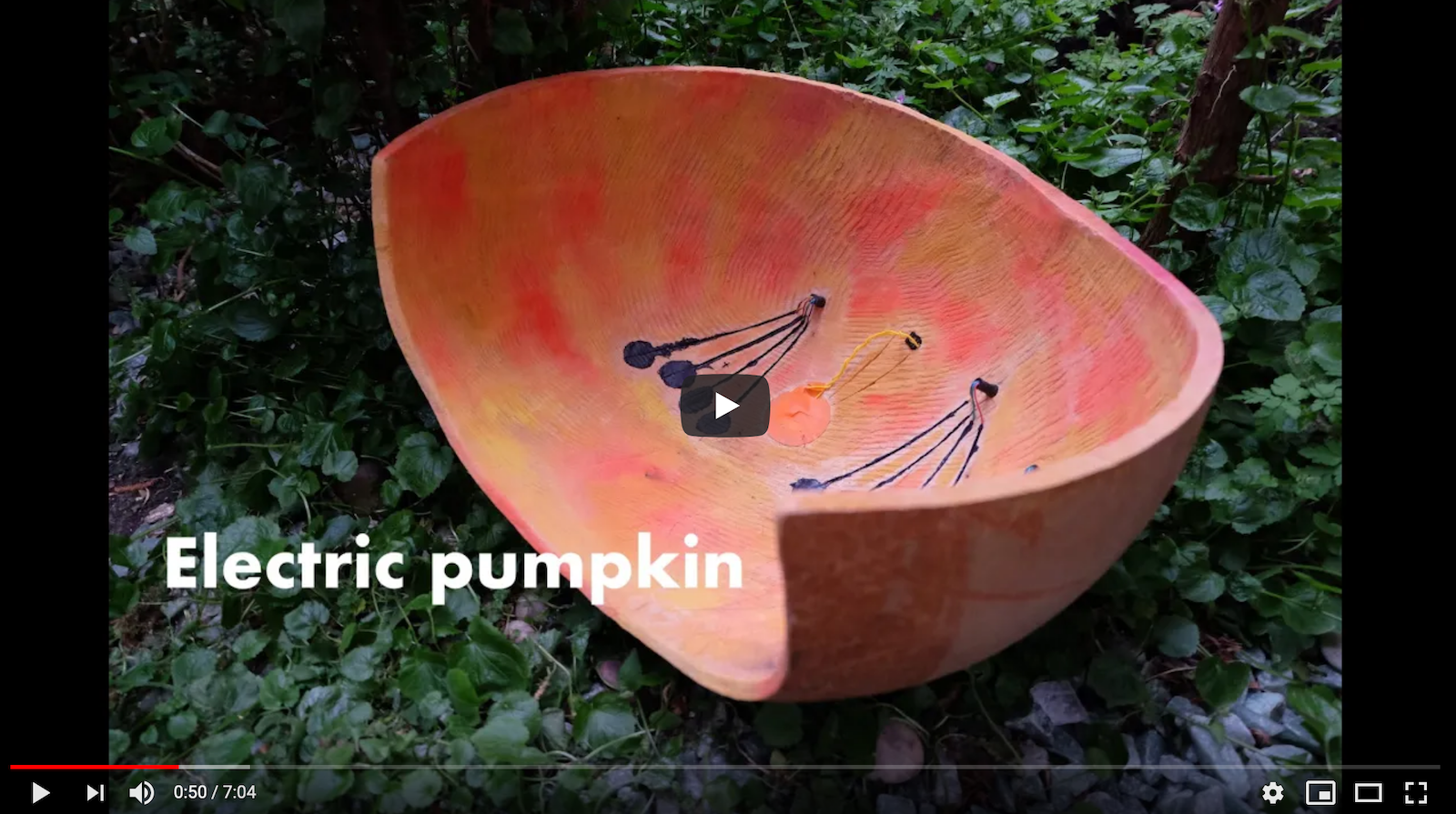 electric pumpkin video