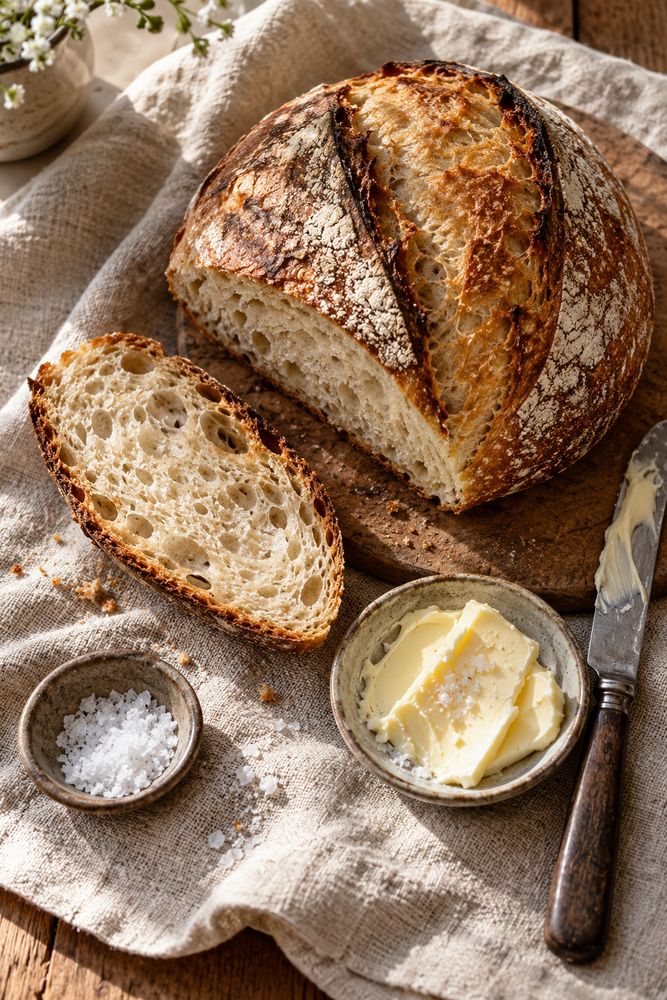 Sourdough food photo generated with GPT Image 2