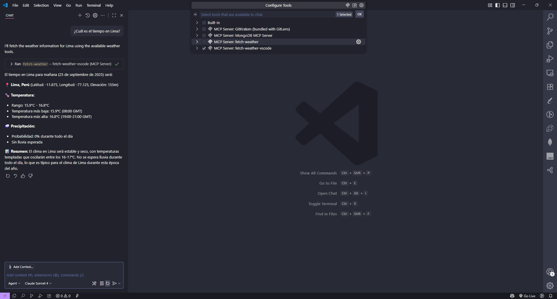 Captura de Visual Studio Code