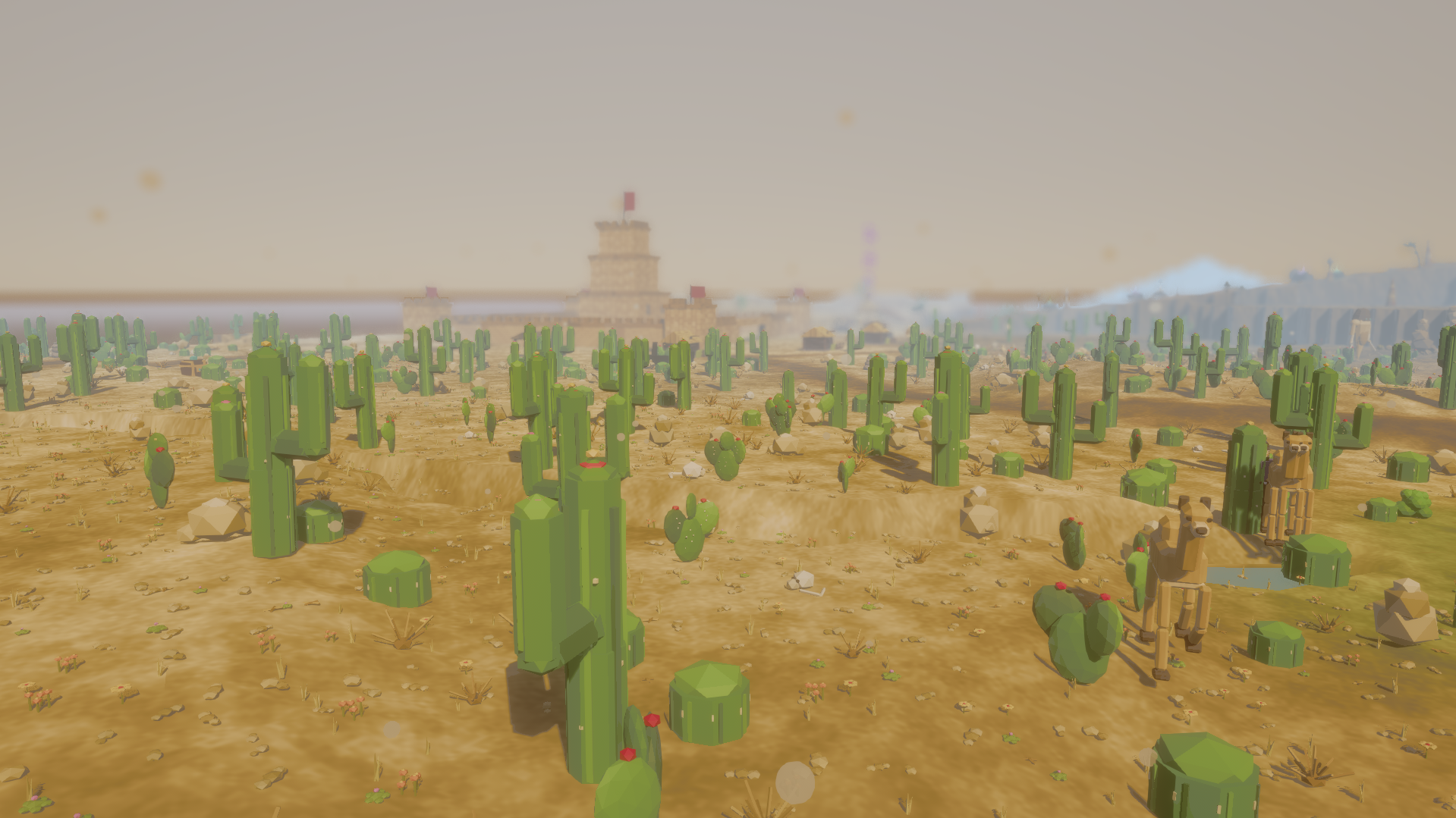 The desert and the rival keep