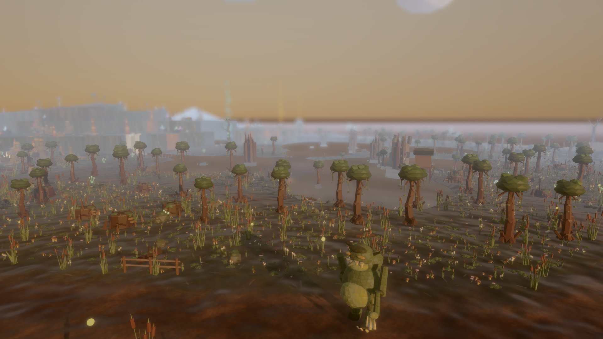 The drowned swamp