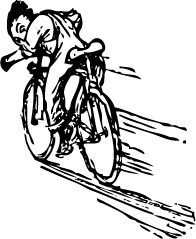 boy riding a bicycle