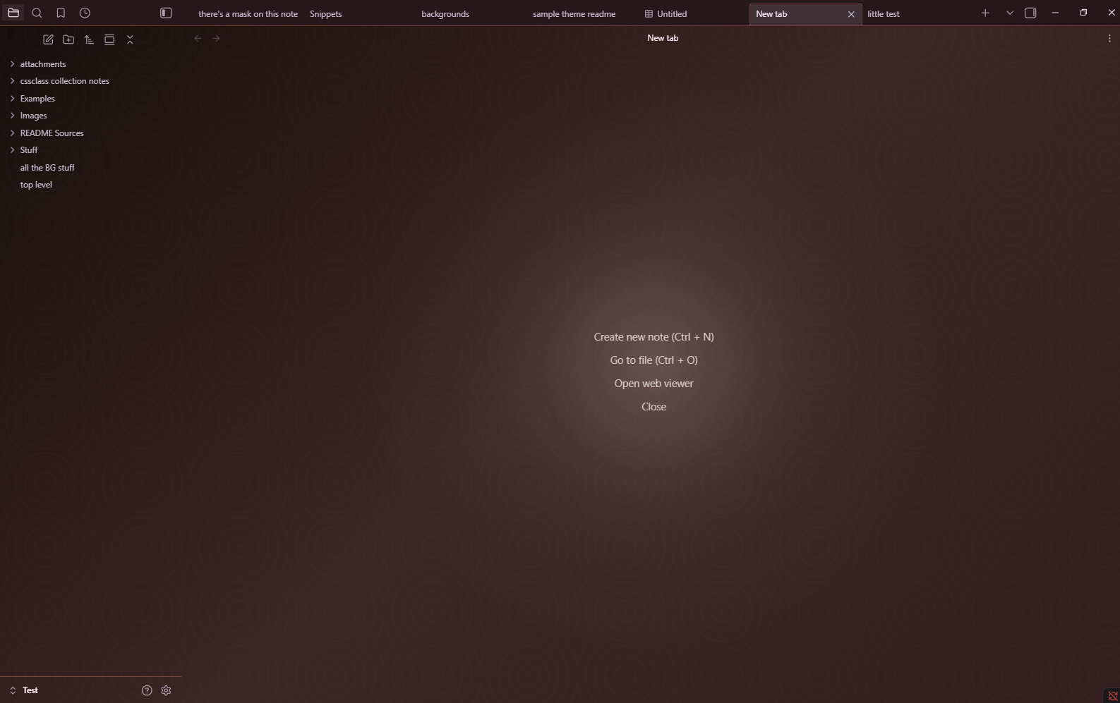 new tab