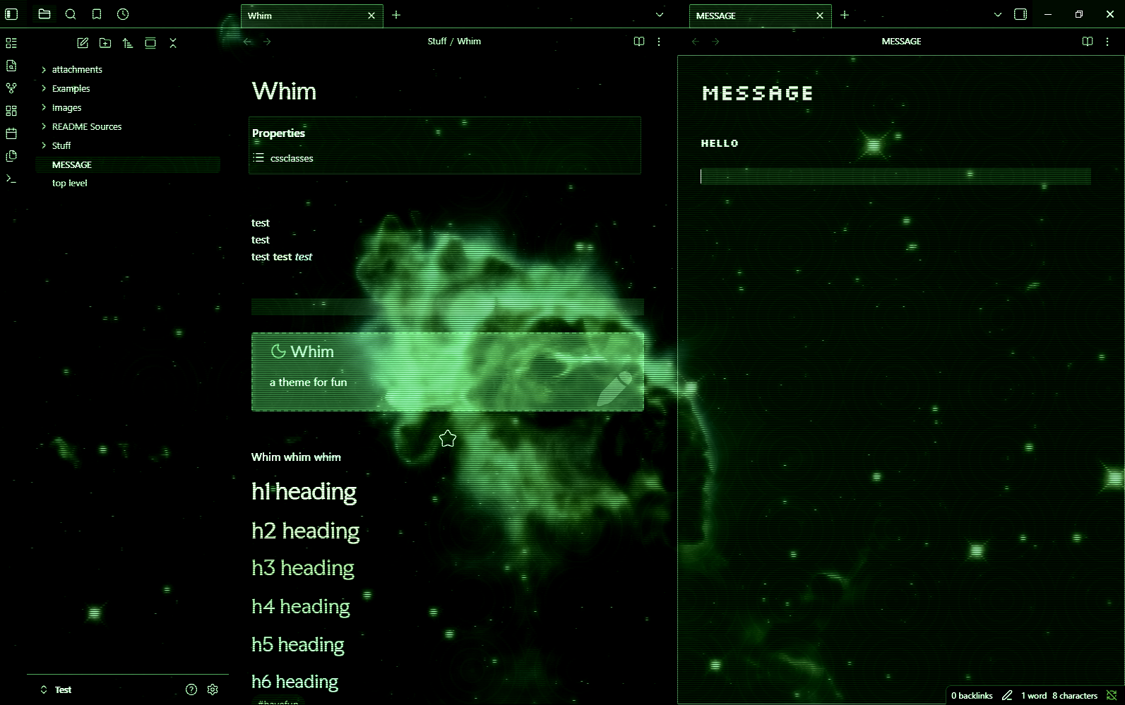 matrix whim