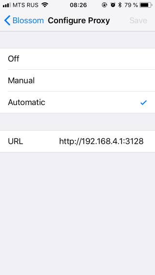 iOS PAC settings