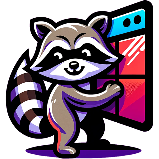 Resize Raccoon Logo