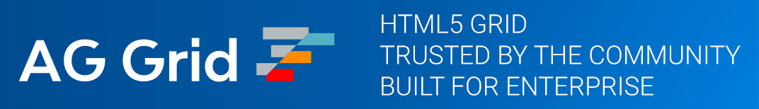 AG Grid HTML5 Grid trusted by the community, built for enterprise