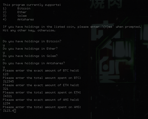 GitHub - mistermaps/cryptoreturn: simple python script for calculating ...