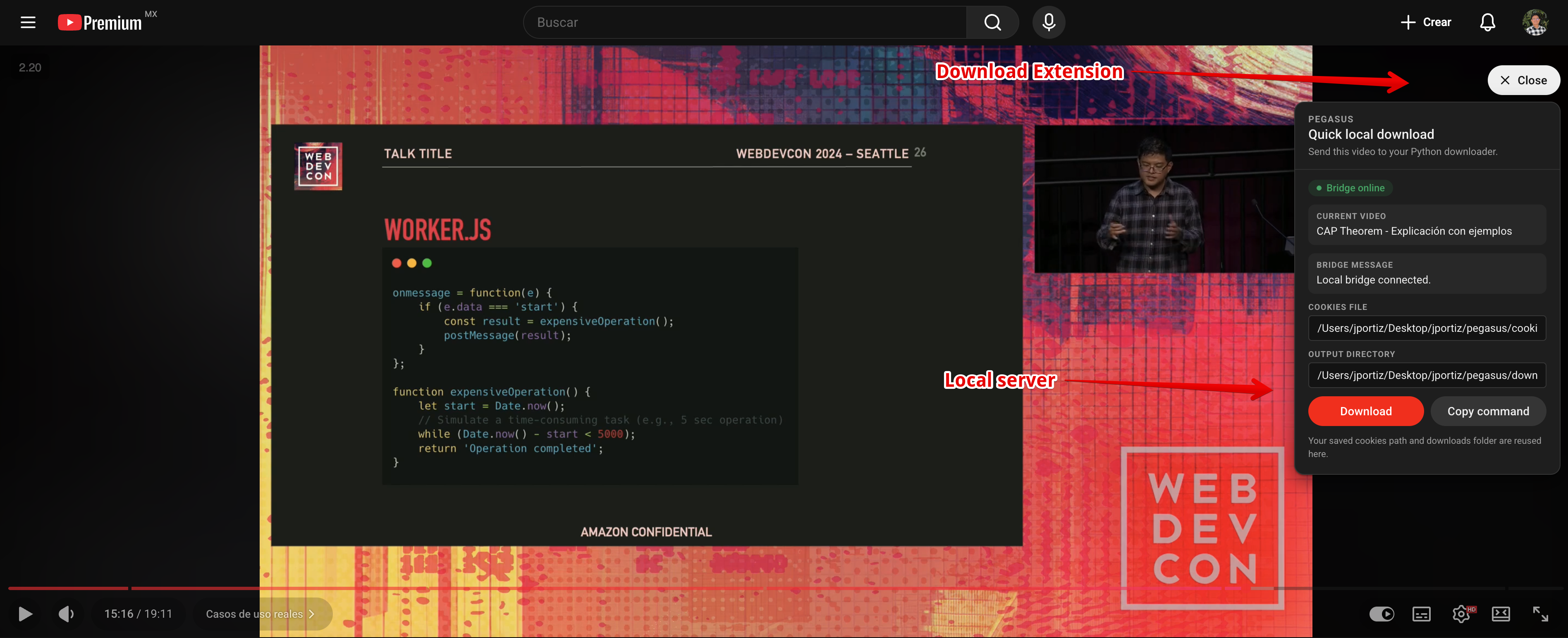 Youtube Download Extension screenshot 1