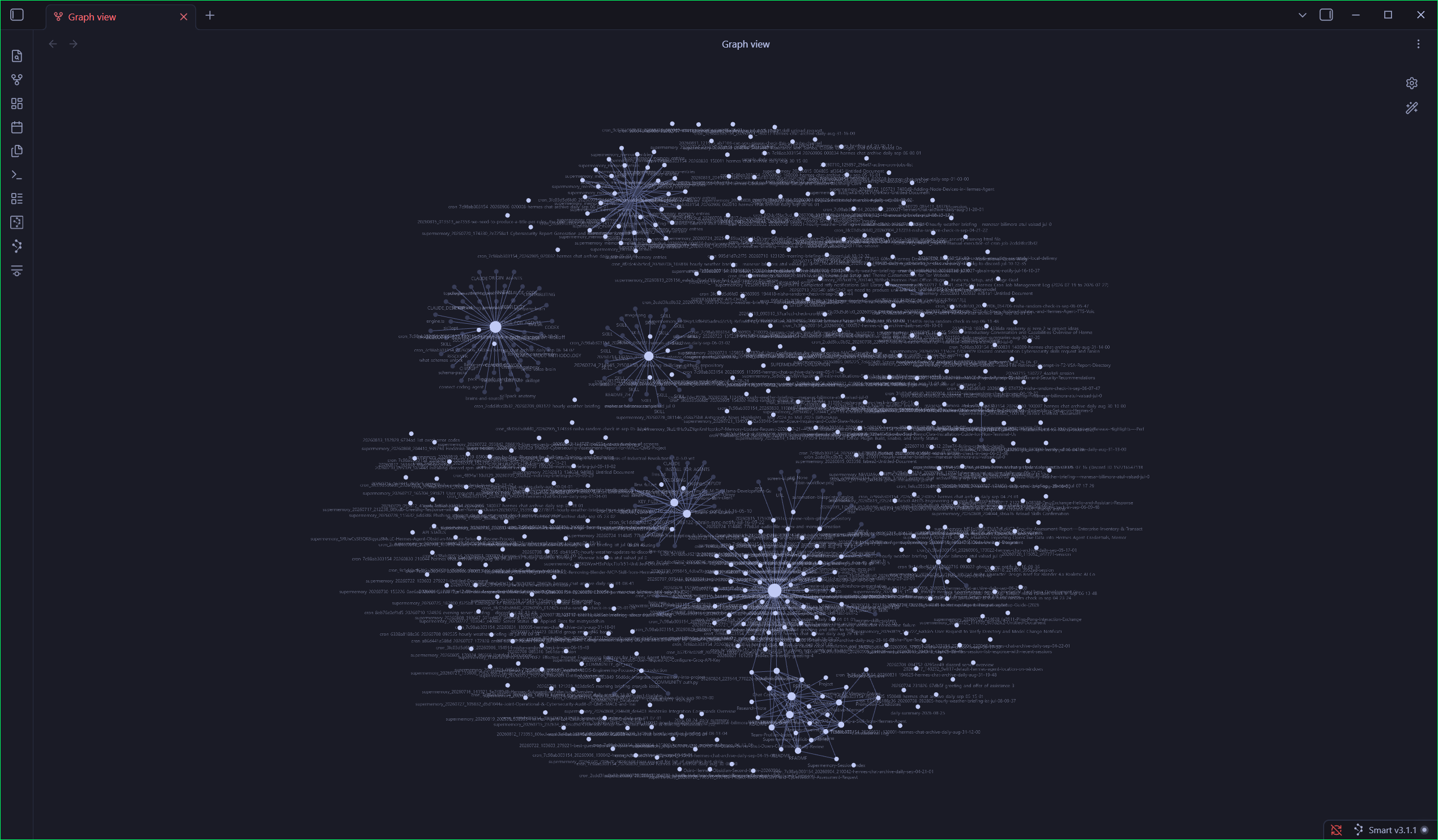 Hermes Brain graph view