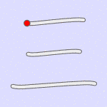 Stroke order for 三