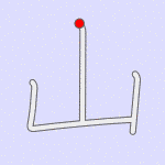 Stroke order for 山