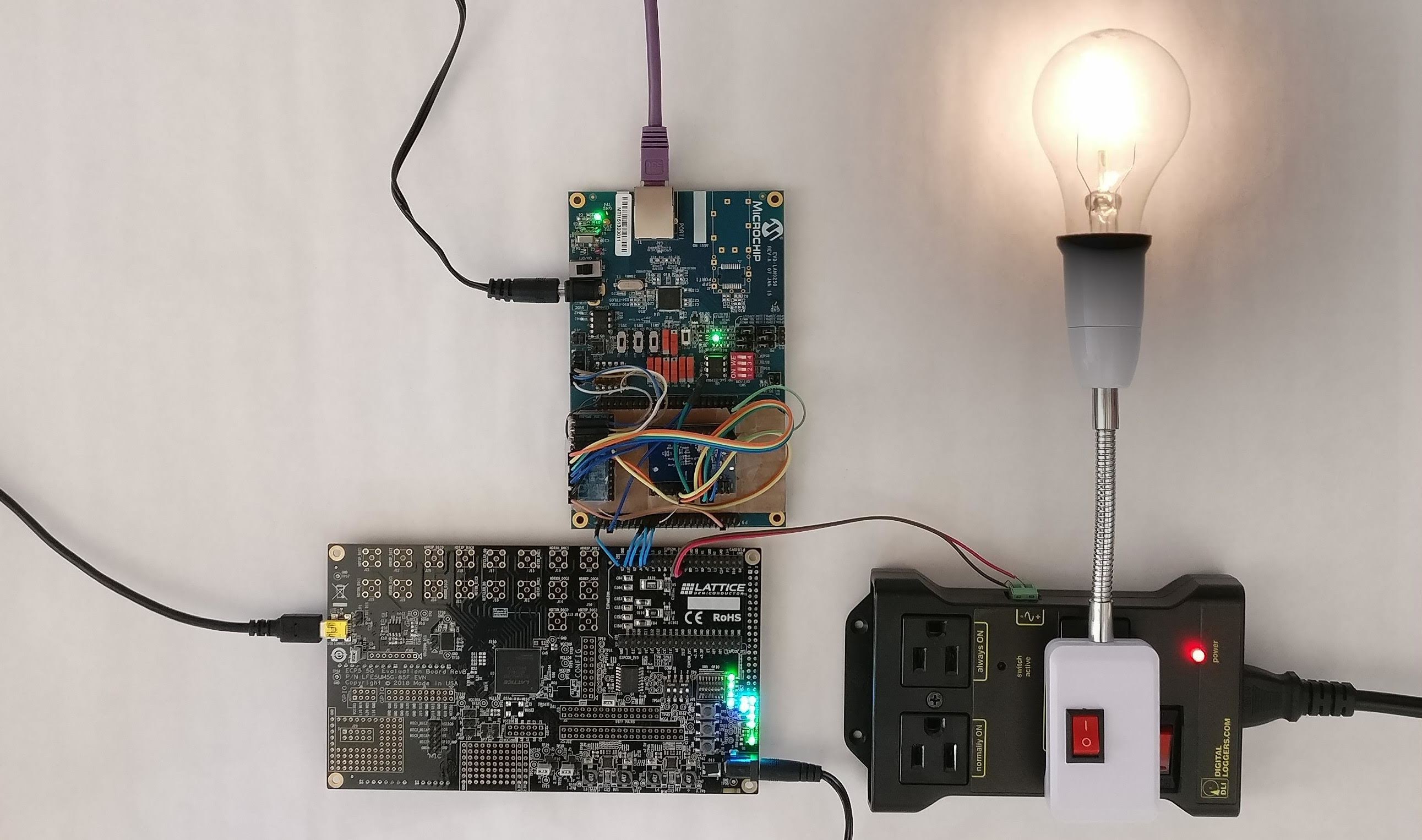 IoT lightbulb demo