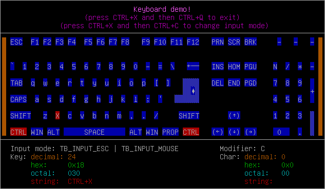 keyboard demo