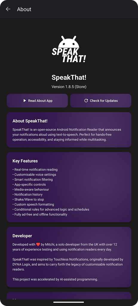 Screenshot 2 of SpeakThat — opens full size