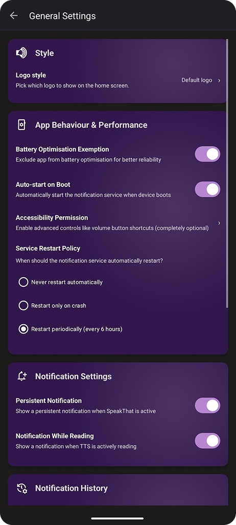 Screenshot 4 of SpeakThat — opens full size