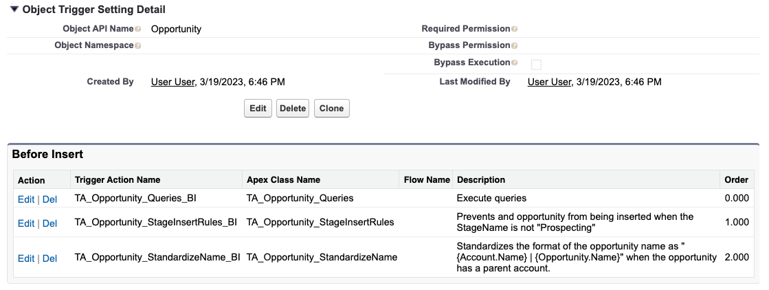 Query Setup