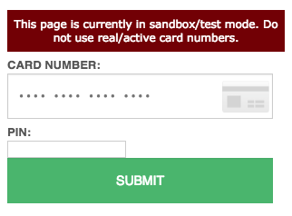 Example: Drop-in gift/loyalty form