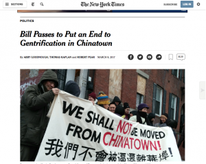 End Gentrification in Chinatown