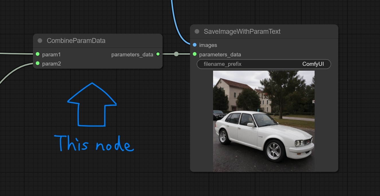 Screenshot of LoadSetParametersNode.