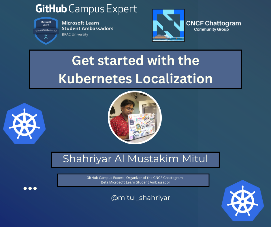 Kubernetes, also known as K8s, is an open-source system for automating deployment, scaling, and management of containerized applications.In this session, folks will learn  how they can contribute to the Kubernetes localization maintained by the official Kubernetes Organization.