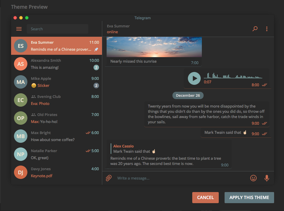 GitHub - mgwio/telegram-predawnish: Predawn inspired theme for Telegram ...